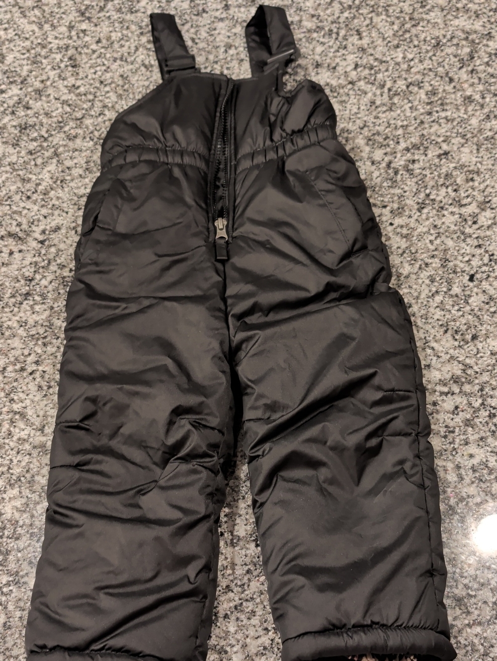 Pink Platinum Black Kids Snow Overalls